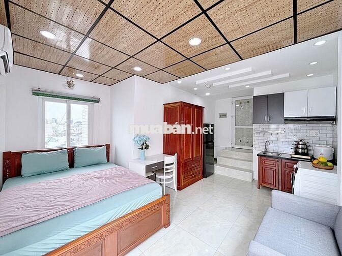 CĂN HỘ STUDIO LÊ VĂN SỸ FULL ÁNH SÁNG TỰ NHIÊN NỘI THẤT ĐẦY ĐỦ AN NINH