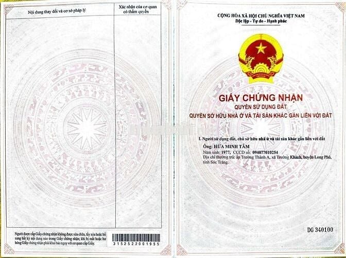 CHÍNH CHỦ CẦN BÁN ĐẤT ĐẸP HAI MẶT TIỀN VỊ TRÍ TRUNG TÂM SÓC TRĂNG