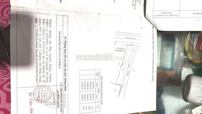 ĐẤT 2 MẶT TIỀN ĐƯỜNG TRUNG AN TPHCM