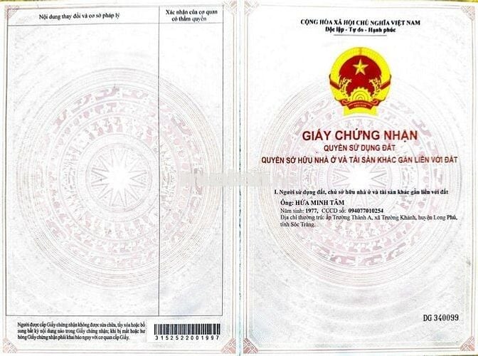 CHÍNH CHỦ CẦN BÁN ĐẤT ĐẸP HAI MẶT TIỀN VỊ TRÍ TRUNG TÂM SÓC TRĂNG