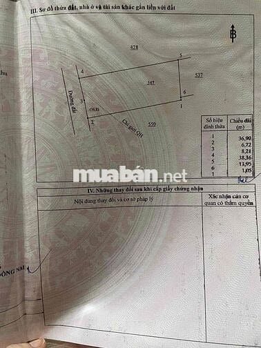 LÔ ĐẤT 560m2 NGAY HÀNH CHÍNH CÔNG LONG BÌNH ( mới ) GX LỘC LÂM