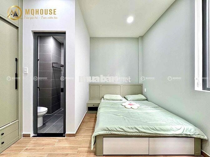 CHDV STUDIO TONE XANH LÁ /FULL NỘI THẤT/MÁY GIẶT RIÊNG KẾ ĐH VĂN HIẾN