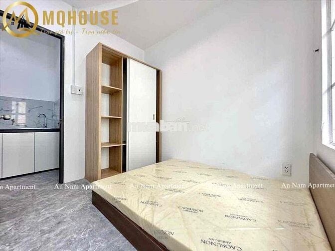 2PN Ban Công 40m2 New 100% - Khu Ẩm Thực Phan Xích Long - Trường Sa