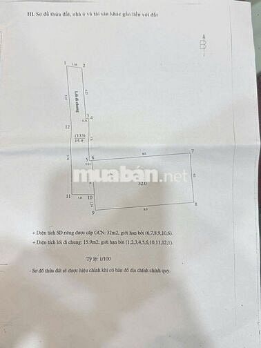 TÔI CẦN BÁN NHÀ C4, DIỆN TÍCH 32M, MẶT TIỀN 4 M PHỐ ĐỘI CẤN