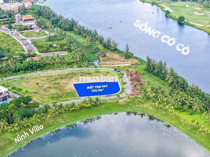 Bán lô đất biệt thự 2 mặt tiền FPT City – tổng diện tích 1112,7m2