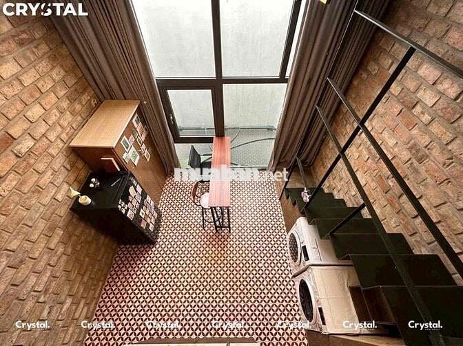Duplex máy giặt sấy riêng, full NT, gác cao ko đụng đầu ngay ETown