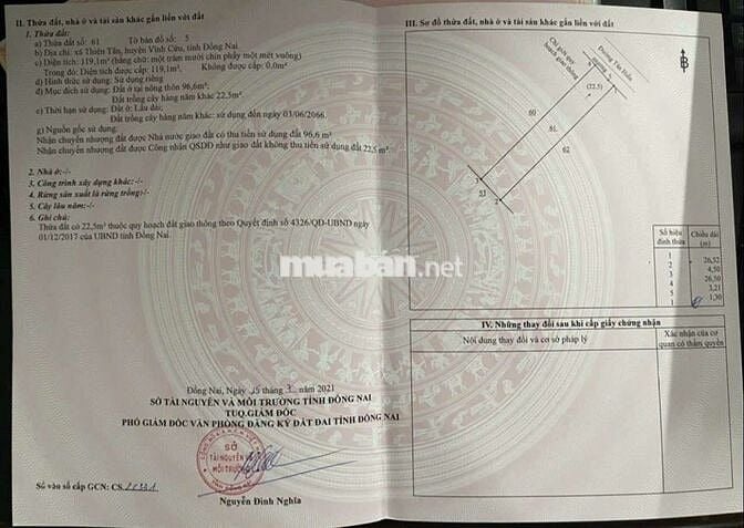Đất mặt tiền đường nhựa Tân Hiền