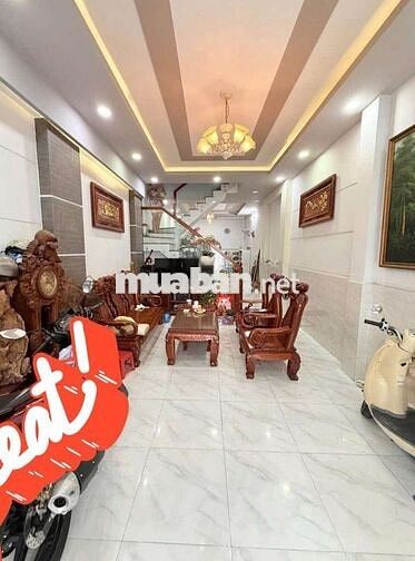 NHỈNH 6 TỶ , HXH ,60m2, 4 TẦNG GẦN 4 XÃ ,GIÁP TÂN PHÚ