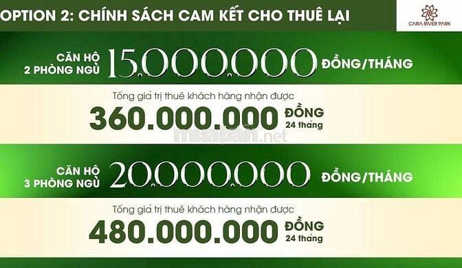 🚀BÙNG NỔ CHÍNH SÁCH THÁNG 10! - CARA RIVER PARK