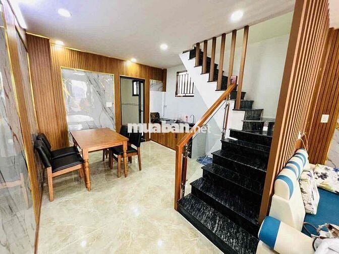 🛑Nhà mới, cách 1 căn ra Mặt tiền, 2 tầng (3.6x12.5m) Tùng Thiện Vương