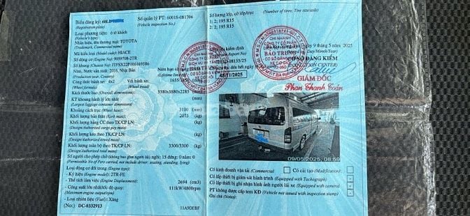 Cần bán xe Toyota Hiace 2016 16 chỗ, máy xăng