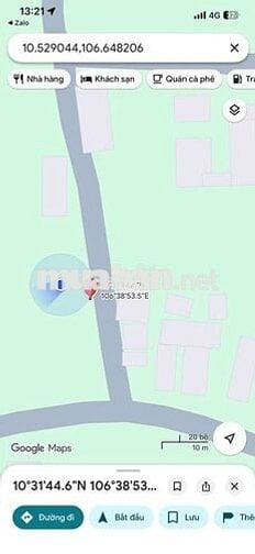 Nhà mặt tiền hẽm 1000m .3 phòng ngủ xã tân lân