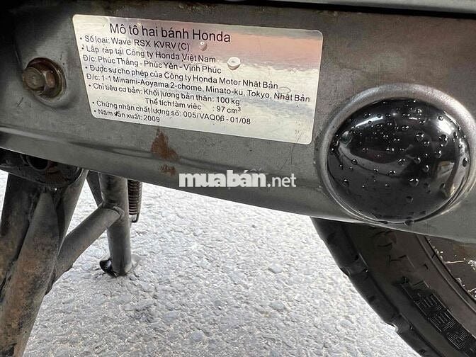 wave rsx100 bstp chính chủ