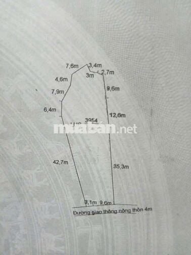 Nhà mặt tiền hẽm 1000m .3 phòng ngủ xã tân lân
