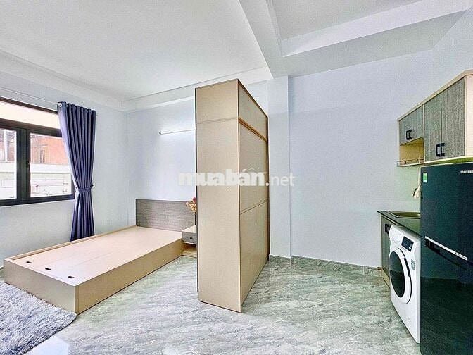 🔥TRẦN VĂN DƯ-TÂN BÌNH STUDIO Full nội thất cửa sổ trời 30m2 giá 6tr5
