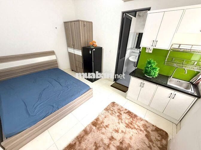 STUDIO NHỎ XINH GẦN CHỢ BÀ CHIỂU - FULL NT - CỬA SỔ TRỜI - 25M2-HẦM XE