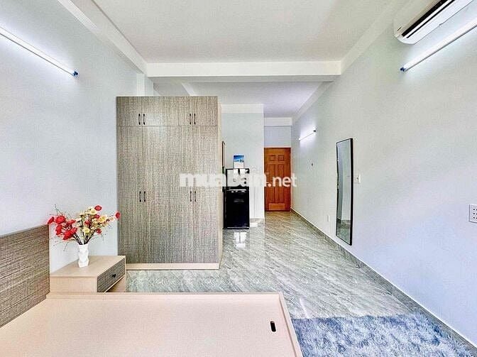🔥TRẦN VĂN DƯ-TÂN BÌNH STUDIO Full nội thất cửa sổ trời 30m2 giá 6tr5