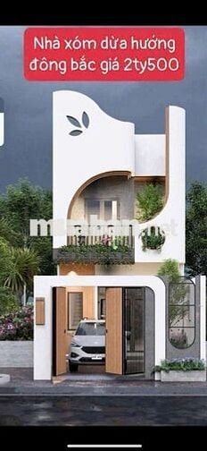 Nhà mặt tiền đường nhựa Xóm Dừa