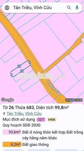 Nhà mặt tiền đường nhựa Xóm Dừa