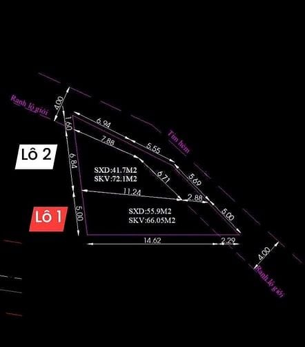 Bán 2 Lô Đất 13/1 Gò Cẩm Đệm, P.10, Tân Bình, 