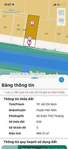 đất mt kênh t10 gần ng văn bứa. 20*50 giá 13,99tỷ