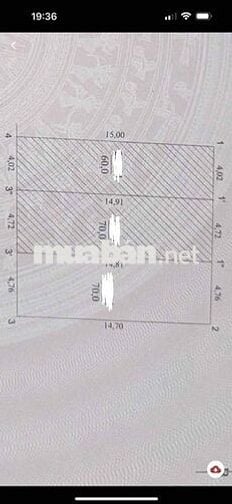 BÁ.N GẤP MẢNH ĐẤT 70 m² - GIÁ ĐẦU TƯ 7,3 TỶ KHU LĨNH NAM_HOÀNG MAI