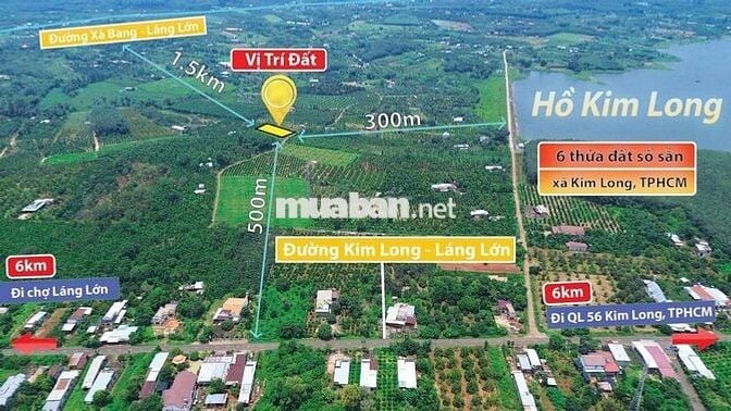 Đất view hồ kim long làm nhà vườn nghĩ dưỡng đẹp