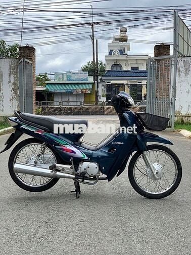 Xe máy Honda Wave 2005 màu xanh, số sàn