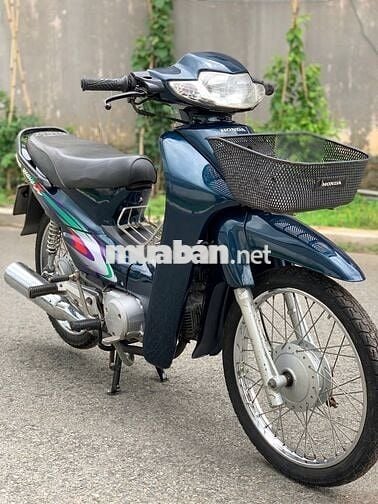 Xe máy Honda Wave 2005 màu xanh, số sàn
