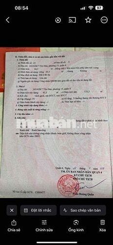 NHÀ 5 TẦNG, HOÀN CÔNG ĐỦ. CÓ THỂ MUA LÀM NHÀ CHO THUÊ, CHDV SINH LỜI C
