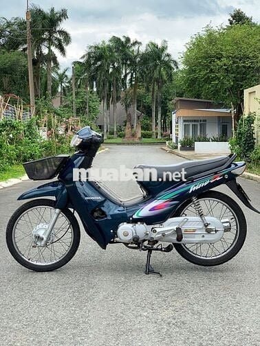 Xe máy Honda Wave 2005 màu xanh, số sàn