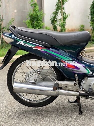 Xe máy Honda Wave 2005 màu xanh, số sàn