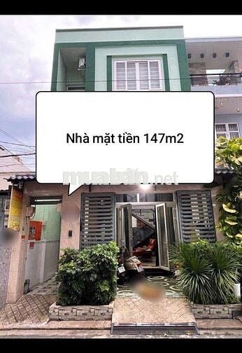 Bán nhà mặt tiền 3 tầng, diện tích lớn 150m2 Trung Mỹ Tây, Quận 12. 9T