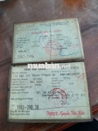 Cần bán một cặp số viva hai đĩa có giấy