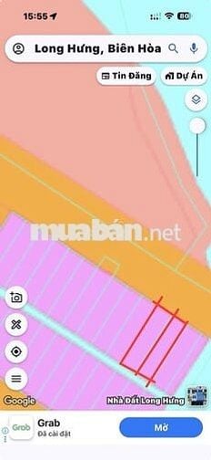 Một cặp đất mặt tiền Nguyễn Hữu Cảnh Long Bình Tân bao không ngập sổ