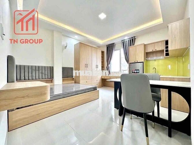 CHO THUÊ 1PN 60M2 Phú Nhuận Gần Sân Bay_ThangMáy_BanCông_Máy Giặt Riên