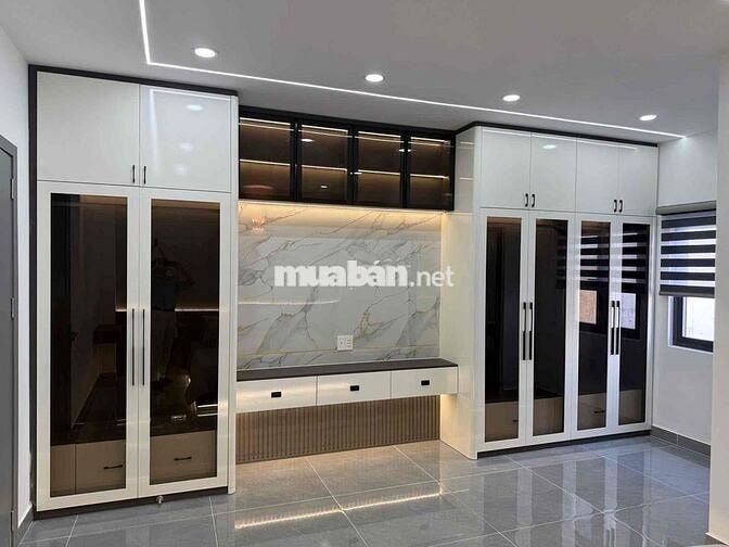Nhà đẹp thang máy gần cầu Tham Lương, 5x23m 119m2, Tân Thới Nhất Q12