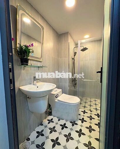 Nhà Bán Tân Hoà Đôg Quận 6 1 trệt 1 lững 2 lầu sân thượng full NT