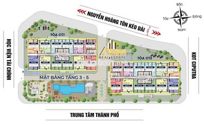 Căn hộ cao cấp 70m2, 2 PN TMC Smart Home Phạm Văn Đồng Q. Bắc Từ Liêm