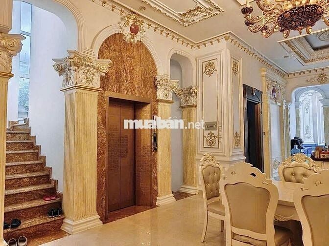 Villa 5 tầng 350m2 - 2 Mặt tiền đường 8m - Giáp Q3 Q10 - Giá 68 Tỷ