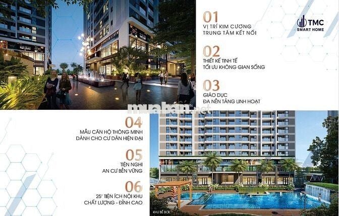Căn hộ cao cấp 70m2, 2 PN TMC Smart Home Phạm Văn Đồng Q. Bắc Từ Liêm