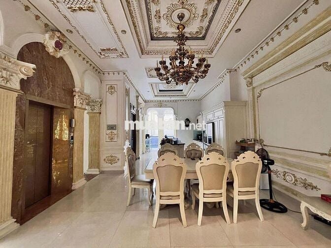 Villa 5 tầng 350m2 - 2 Mặt tiền đường 8m - Giáp Q3 Q10 - Giá 68 Tỷ