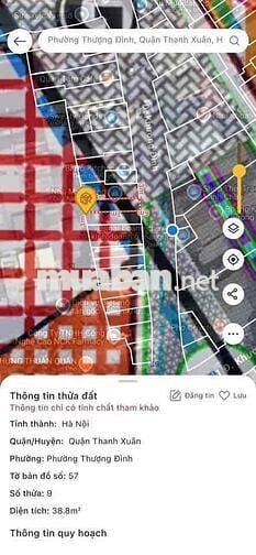 Mặt phố Khương Đình, kinh doanh, 2 ô tô tránh. 38m/sau QH còn 31m.7,5t Mặt phố Khương Đình, kinh doanh, 2 ô tô tránh. 38m/sau QH còn 31m.7,5t