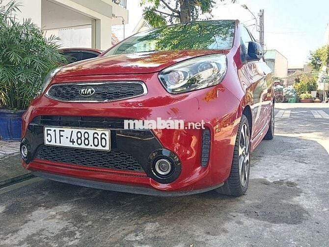 Bán Kia Morning 2017 Si 1.25 AT Bản Đỏ Đen