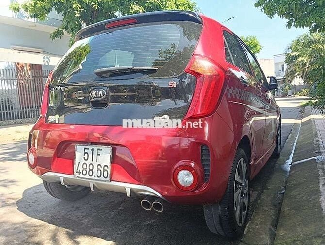 Bán Kia Morning 2017 Si 1.25 AT Bản Đỏ Đen