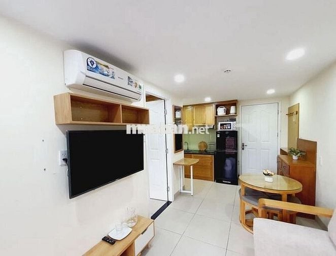 Dự án mới 100% 1 phòng ngủ & phòng bếp riêng biệt 40m2- full nội thất
