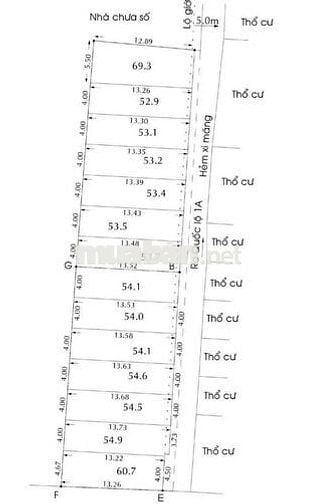 Bán lô đất 4x13m, hẻm 5m, đang làm đường, Tân Thới Nhất 5, Q12
