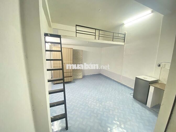 Phòng trọ full nội thất, 35m2, đường Đinh Bộ Lĩnh, ngã tư hàng xanh