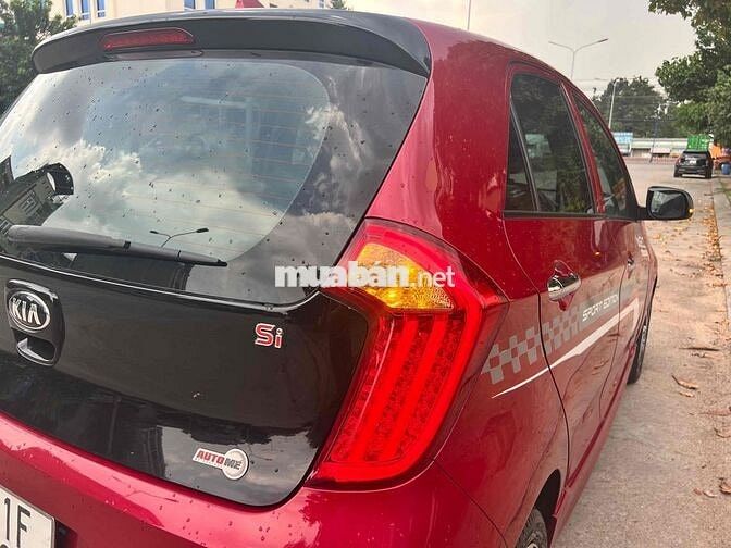 Kia Morning 2017 Si 1.25 AT Bản Limited Đỏ Đen