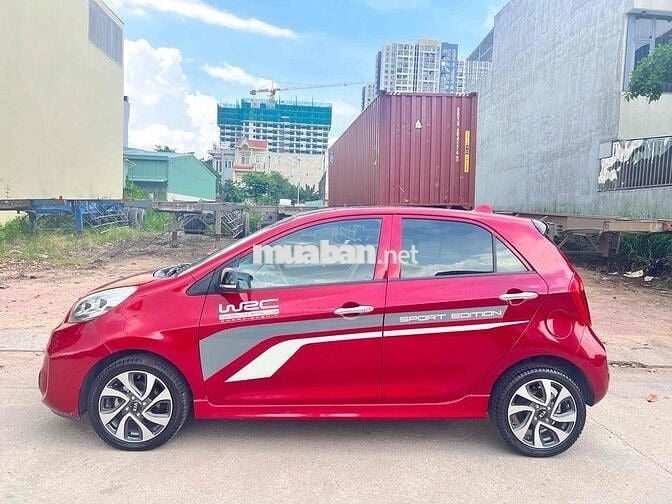 Kia Morning 2017 Si 1.25 AT Bản Limited Đỏ Đen